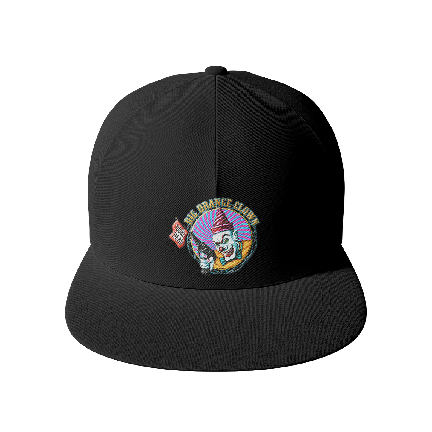 Big Orange Clown - Flat Bill Hat